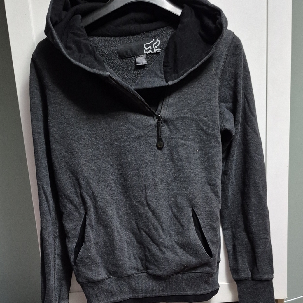 Fox Charcoal Women's Cowl Neck Sweater